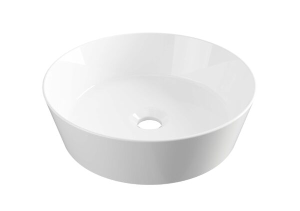 Aufsatzwaschtisch K39001 Weiß hochglanz