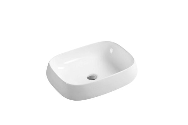 Aufsatzwaschtisch K55008 Weiß hochglanz