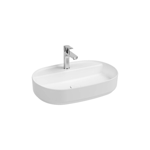 Aufsatzwaschtisch K60061 Weiß hochglanz